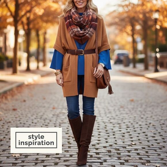 CHICO'S Royal Blue Choker Bell Sleeve Top M - Picture 10 of 11